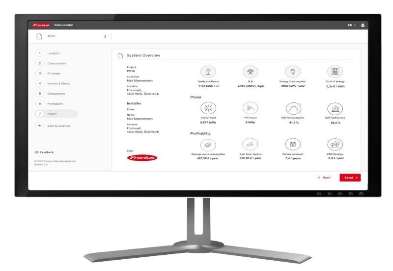 Fronius Solar.creator, nuove funzionalità per la configurazione degli ...