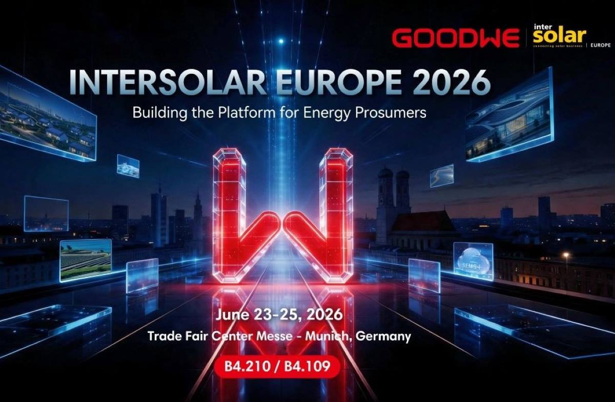 Inverter e accumulo di GoodWe a Intersolar Europe 2026